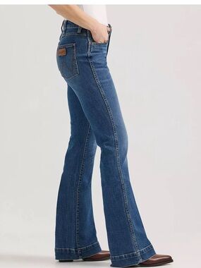 WRANGLER RETRO BAILEY HIGH RISE TROUSER JEANS SIZE 29 x 34